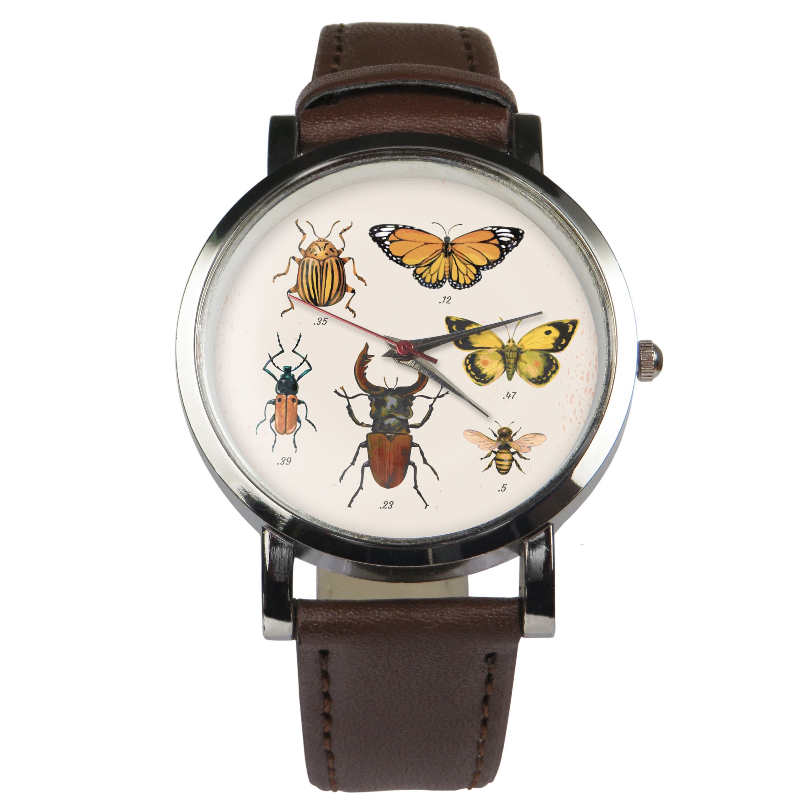 Insects specimen series wristwatch theme